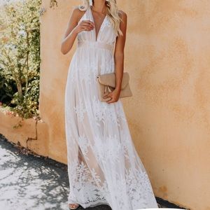 Antonia Maxi Dress - White